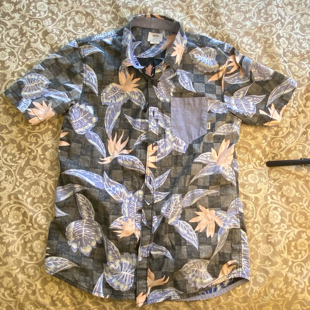 Vans Floral button down shirt